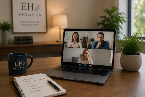 child access mediation Kidderminster online meeting.